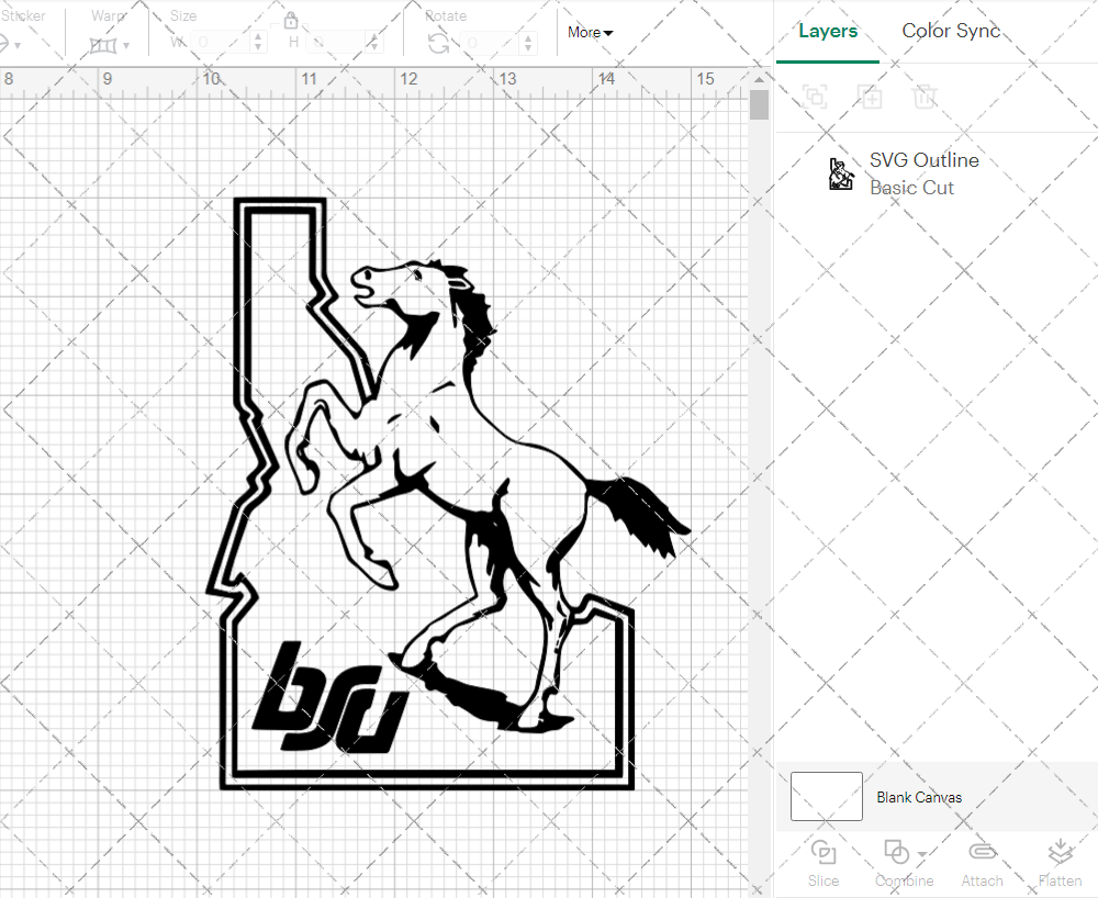 Boise State Broncos 1983, Svg, Dxf, Eps, Png 003