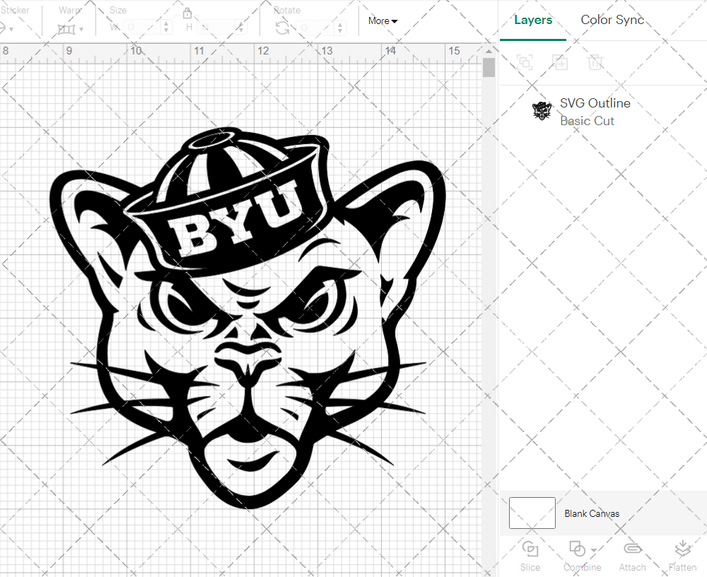 Brigham Young Cougars Alternate 2014 002, Svg, Dxf, Eps, Png 003