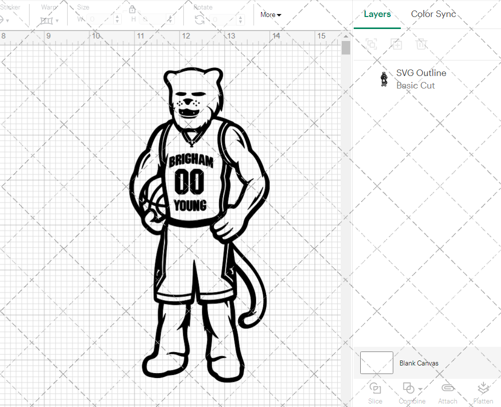 Brigham Young Cougars Mascot 2016 002, Svg, Dxf, Eps, Png 003