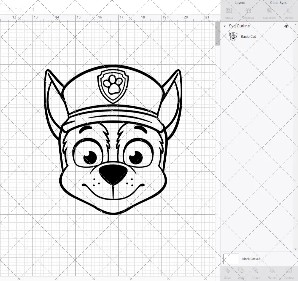 Chase - Paw Patrol, Svg, Dxf, Eps, Png SvgShopArt