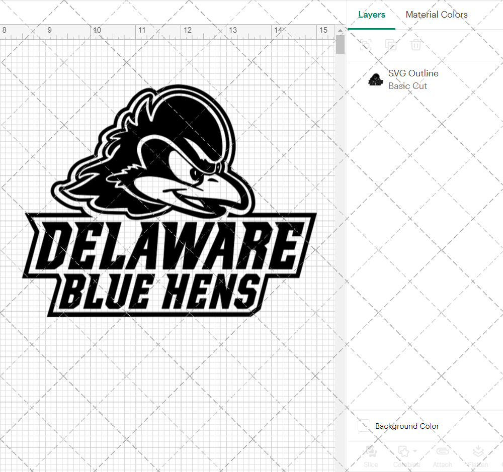Delaware Blue Hens Secondary 2018 002, Svg, Dxf, Eps, Png - SvgShopArt