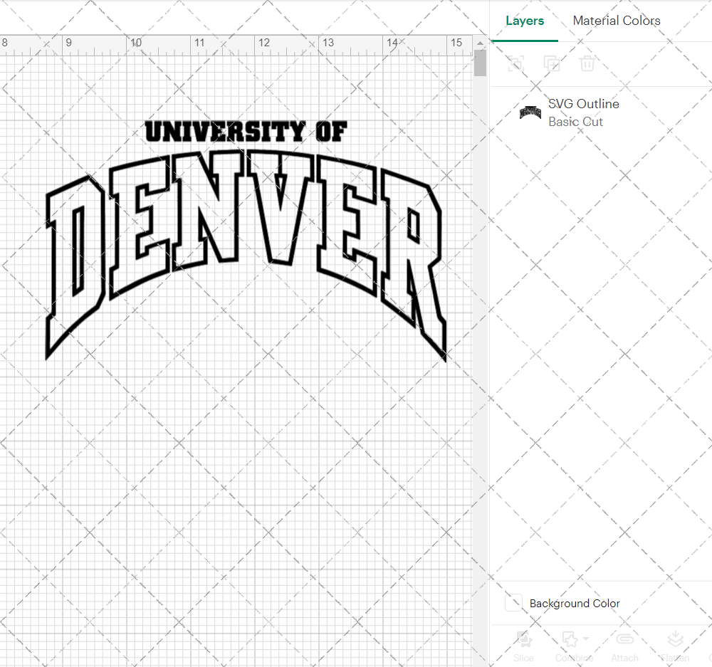 Denver Pioneers Alternate 2007 003, Svg, Dxf, Eps, Png - SvgShopArt