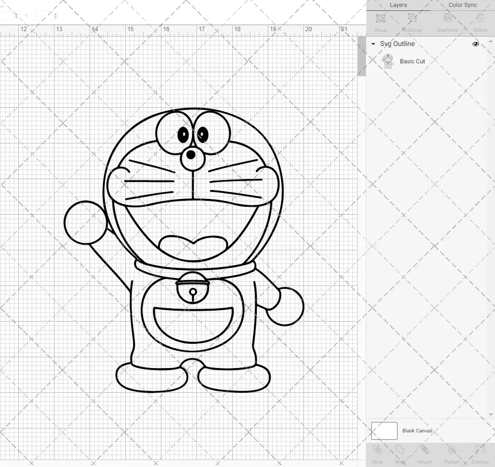 Doraemon 003, Svg, Dxf, Eps, Png SvgShopArt