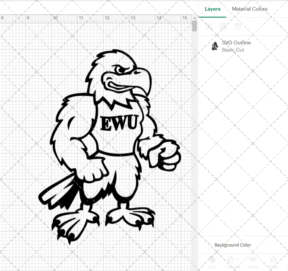 Eastern Washington Eagles Mascot 2005, Svg, Dxf, Eps, Png - SvgShopArt