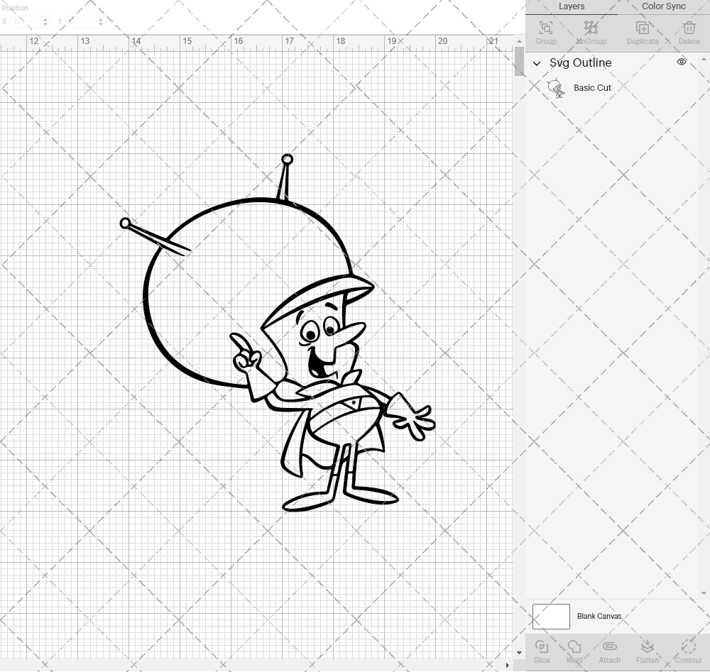 The Great Gazoo - The Flintstone, Svg, Dxf, Eps, Png - SvgShopArt
