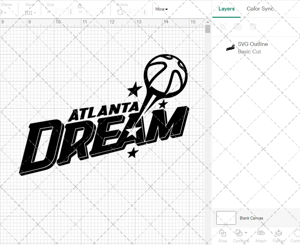 Atlanta Dream Secondary 2008 002, Svg, Dxf, Eps, Png - SvgShopArt