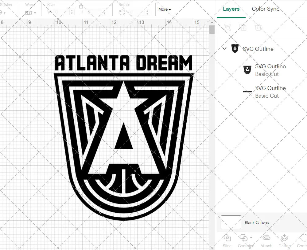 Atlanta Dream Secondary 2022, Svg, Dxf, Eps, Png - SvgShopArt