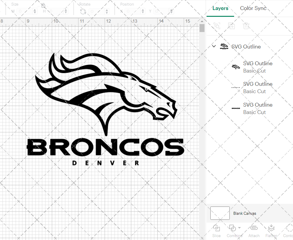 Denver Broncos Alternate 1997 003, Svg, Dxf, Eps, Png - SvgShopArt