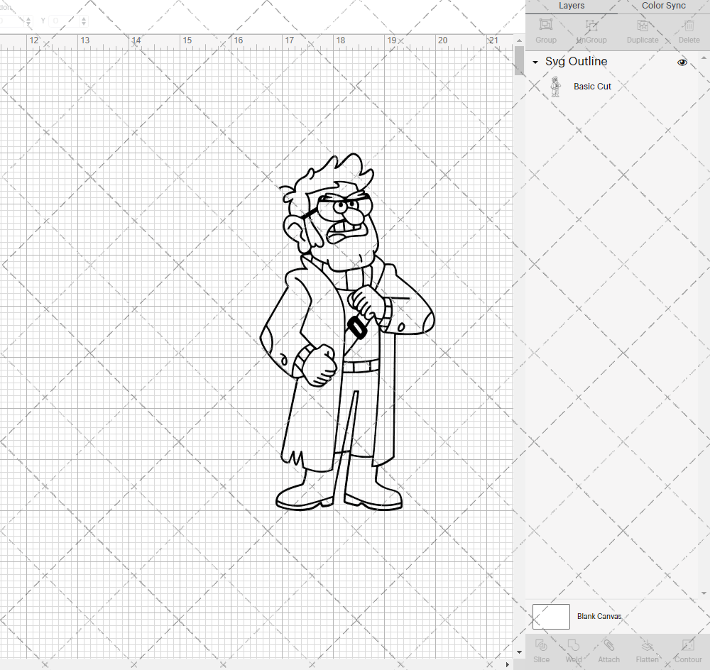 Stanford Pines - Gravity Falls, Svg, Dxf, Eps, Png - SvgShopArt