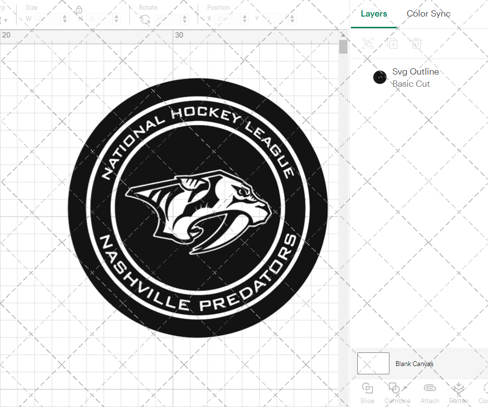 Nashville Predators Circle 2019 003, Svg, Dxf, Eps, Png - SvgShopArt