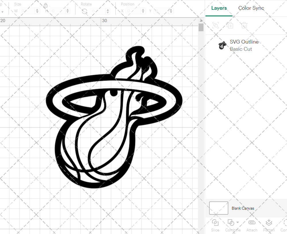 Miami Heat Concept 2008 007, Svg, Dxf, Eps, Png - SvgShopArt