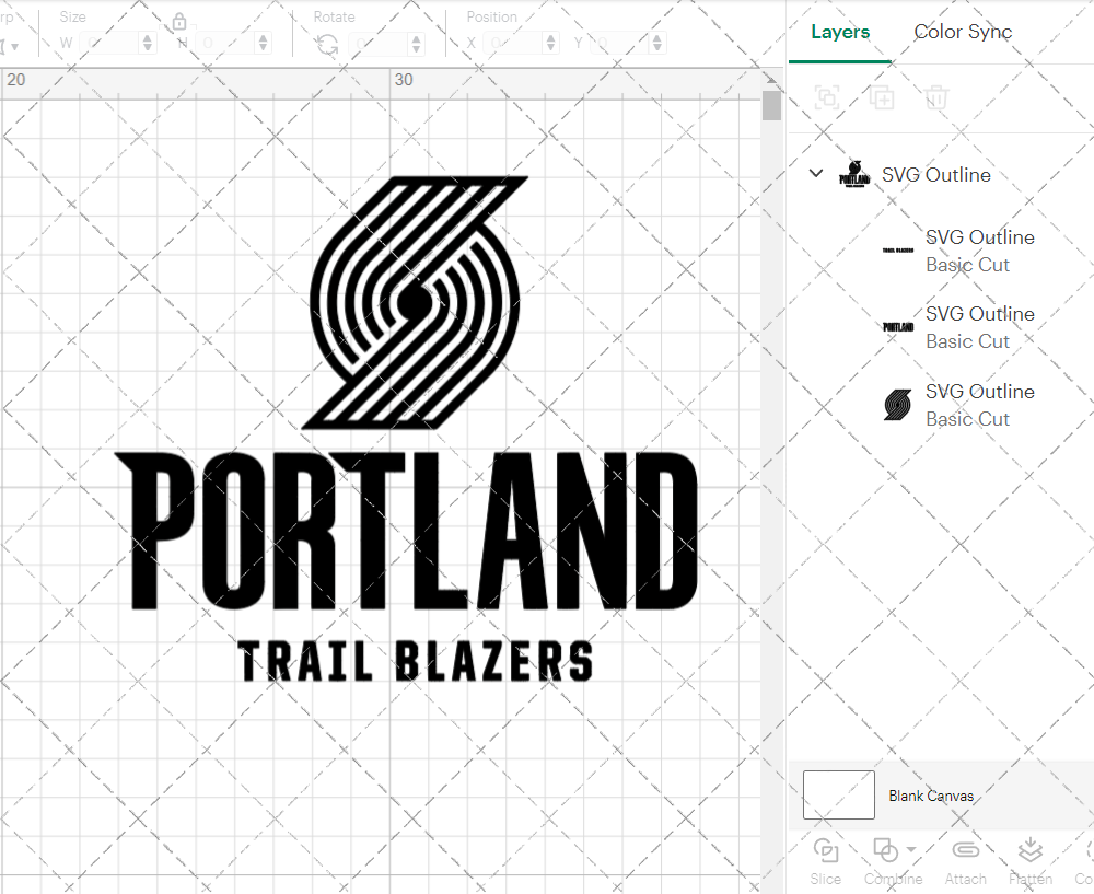 Portland Trail Blazers 2017, Svg, Dxf, Eps, Png - SvgShopArt