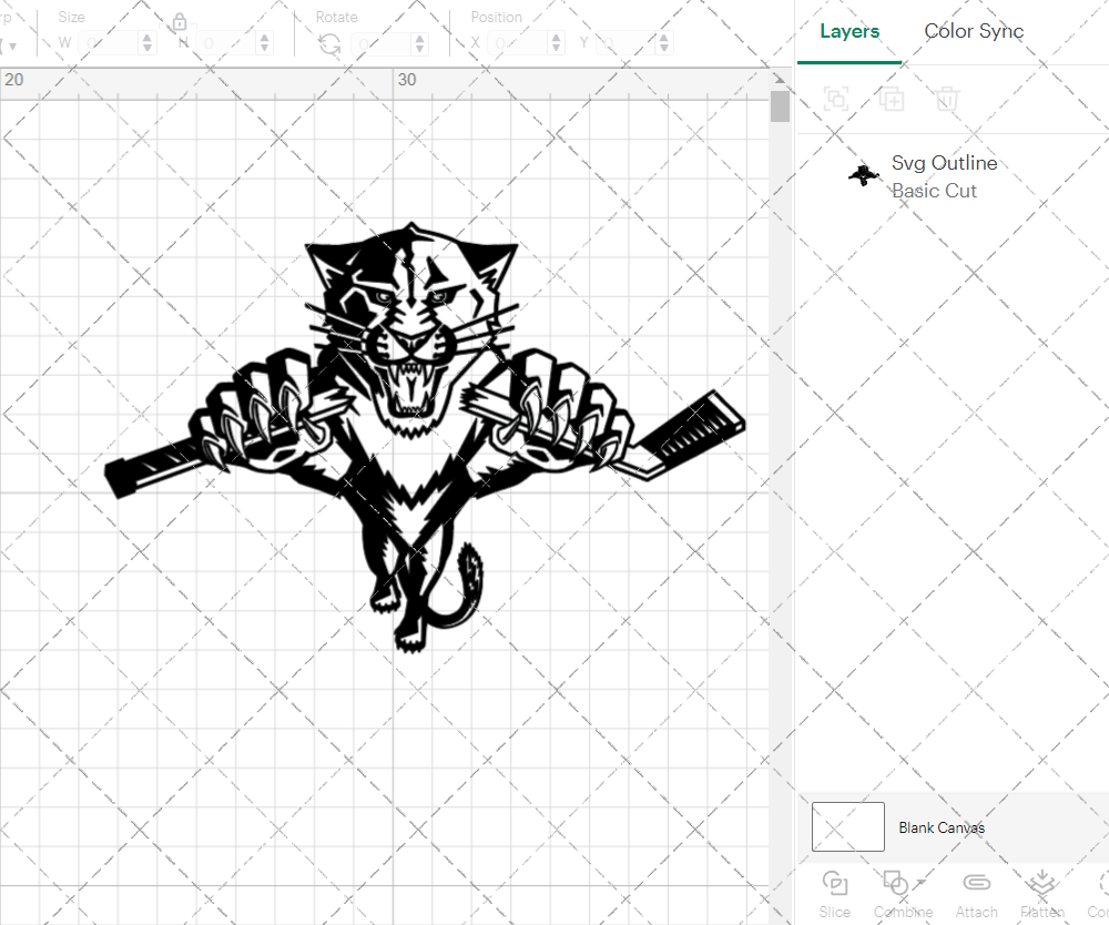 Florida Panthers Alternate 1999, Svg, Dxf, Eps, Png - SvgShopArt