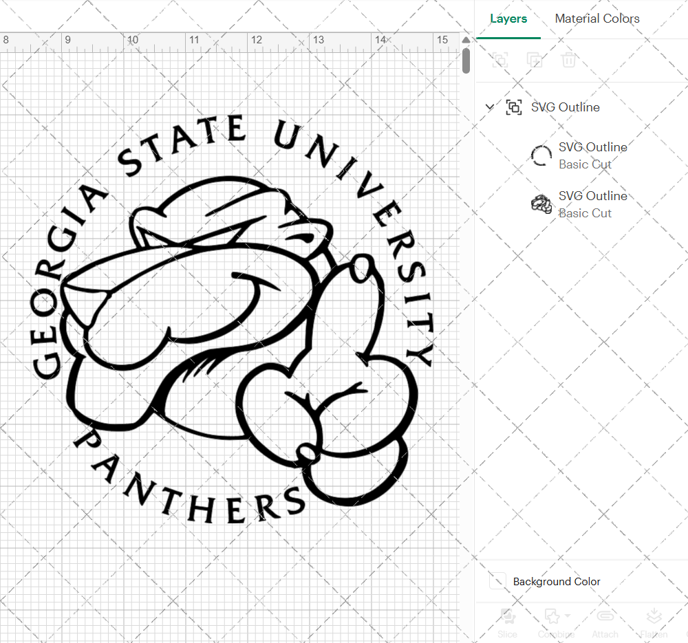 Georgia State Panthers 1994, Svg, Dxf, Eps, Png - SvgShopArt