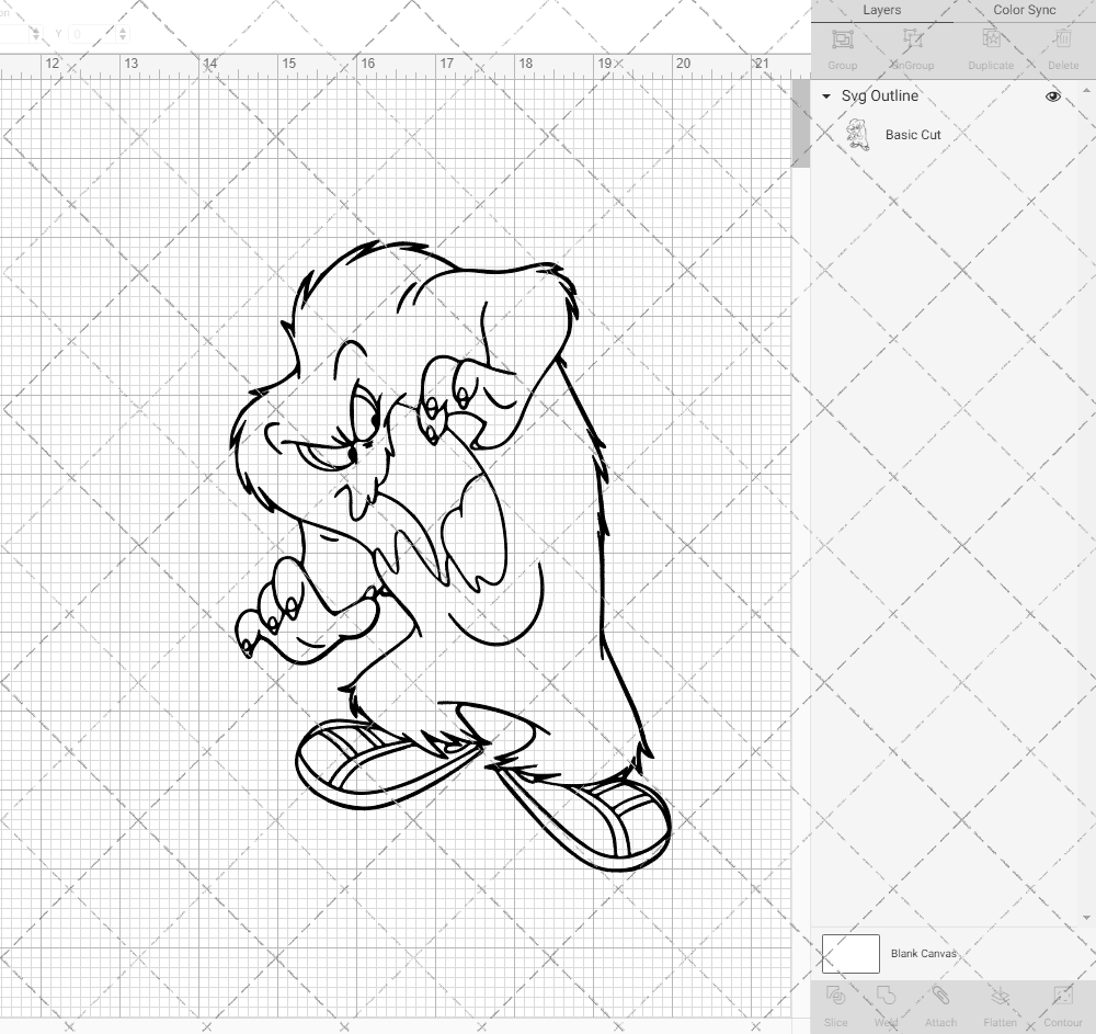 Gossamer - Looney Tunes 002, Svg, Dxf, Eps, Png SvgShopArt