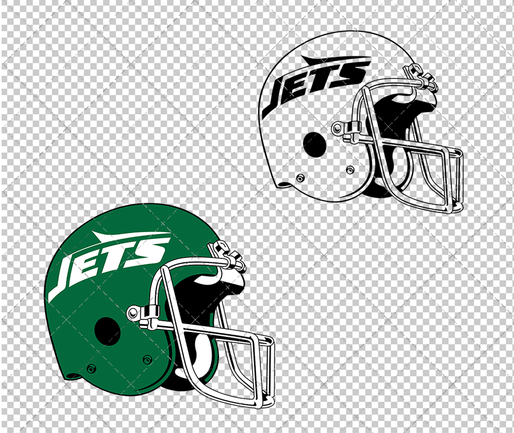 New York Jets Helmet 1978, Svg, Dxf, Eps, Png