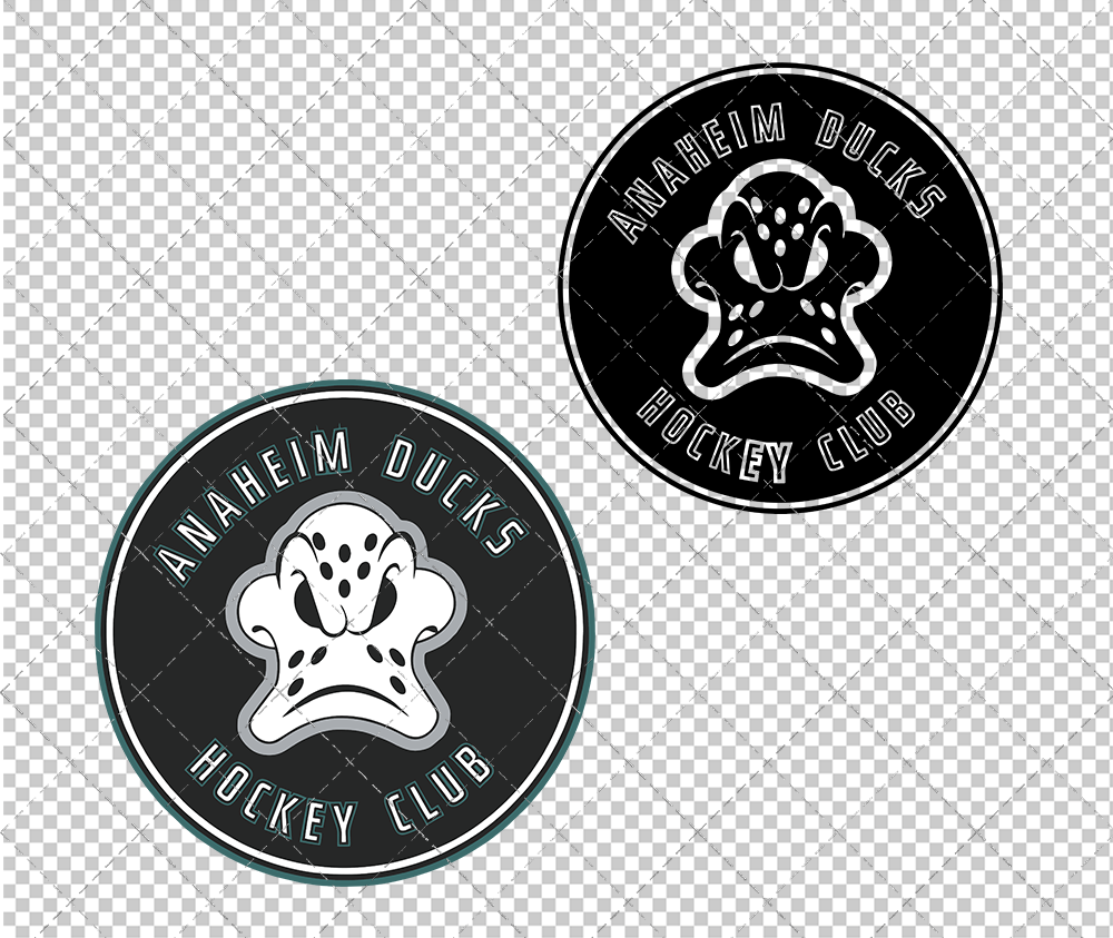Anaheim Ducks Circle 1993 002, Svg, Dxf, Eps, Png - SvgShopArt