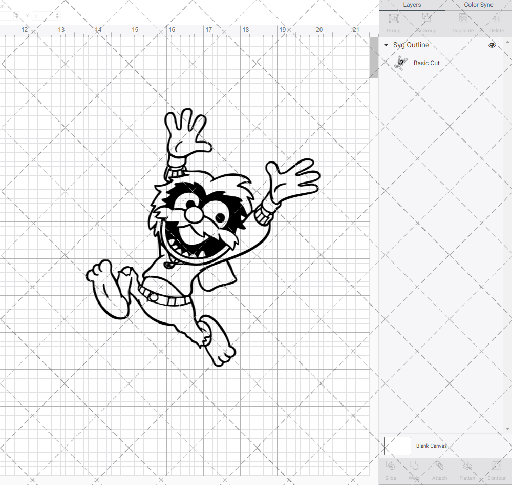 Animal - Muppet Babies 002, Svg, Dxf, Eps, Png - SvgShopArt