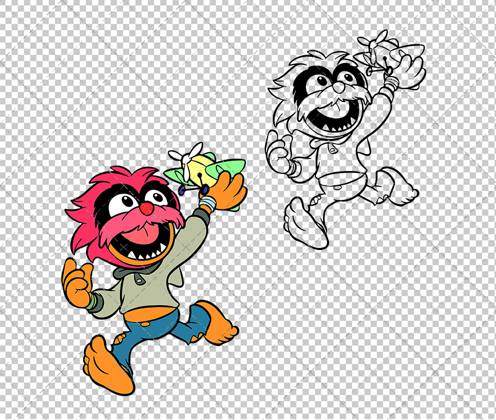 Animal - Muppet Babies, Svg, Dxf, Eps, Png - SvgShopArt