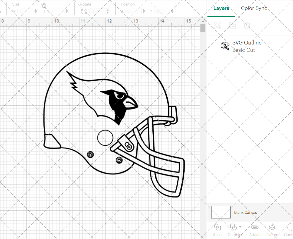 Arizona Cardinals Helmet 1994, Svg, Dxf, Eps, Png - SvgShopArt