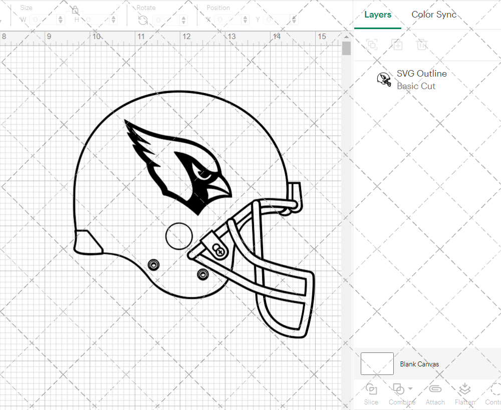 Arizona Cardinals Helmet 2005, Svg, Dxf, Eps, Png - SvgShopArt