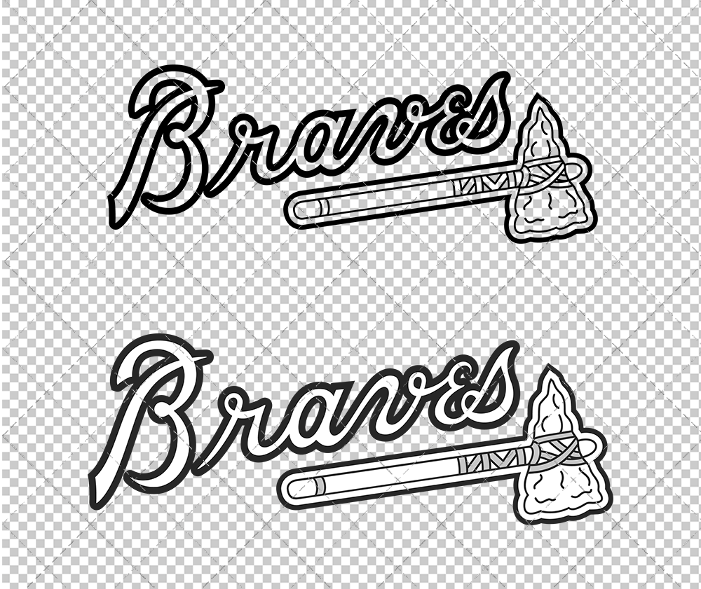 Atlanta Braves Concept 2017 004, Svg, Dxf, Eps, Png - SvgShopArt