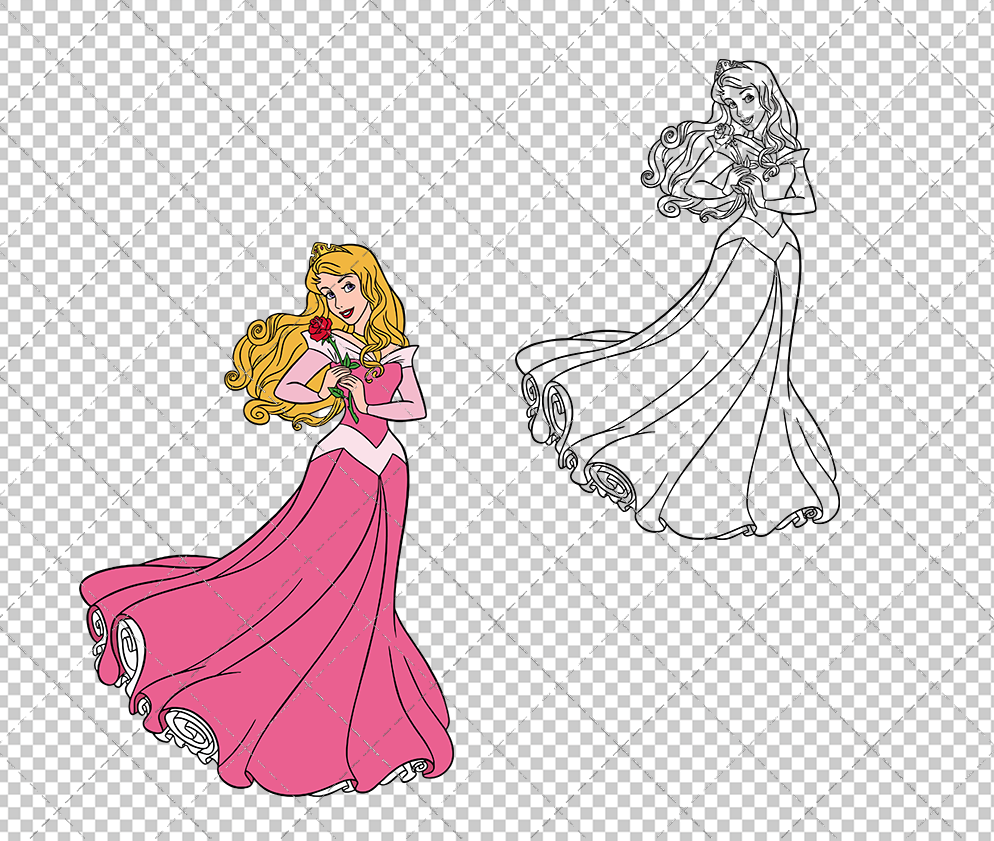 Aurora - Sleeping Beauty, Svg, Dxf, Eps, Png - SvgShopArt