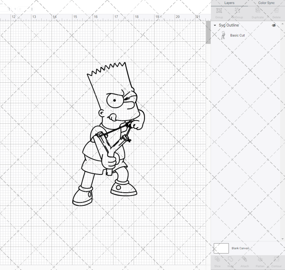 Bart Simpsons - The Simpsons 002, Svg, Dxf, Eps, Png - SvgShopArt