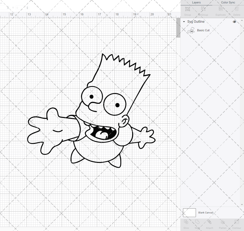 Bart Simpsons - The Simpsons 006, Svg, Dxf, Eps, Png - SvgShopArt
