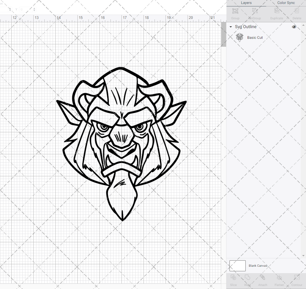Beast - Beauty and the Beast, Svg, Dxf, Eps, Png - SvgShopArt