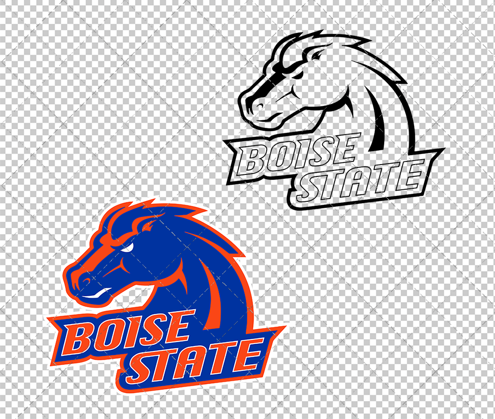 Boise State Broncos Alternate 2002 003, Svg, Dxf, Eps, Png