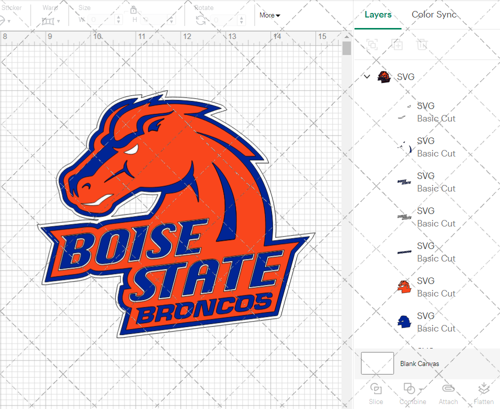 Boise State Broncos Secondary 2002 014, Svg, Dxf, Eps, Png 002