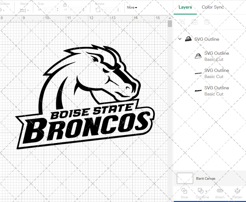 Boise State Broncos Secondary 2002 021, Svg, Dxf, Eps, Png 003