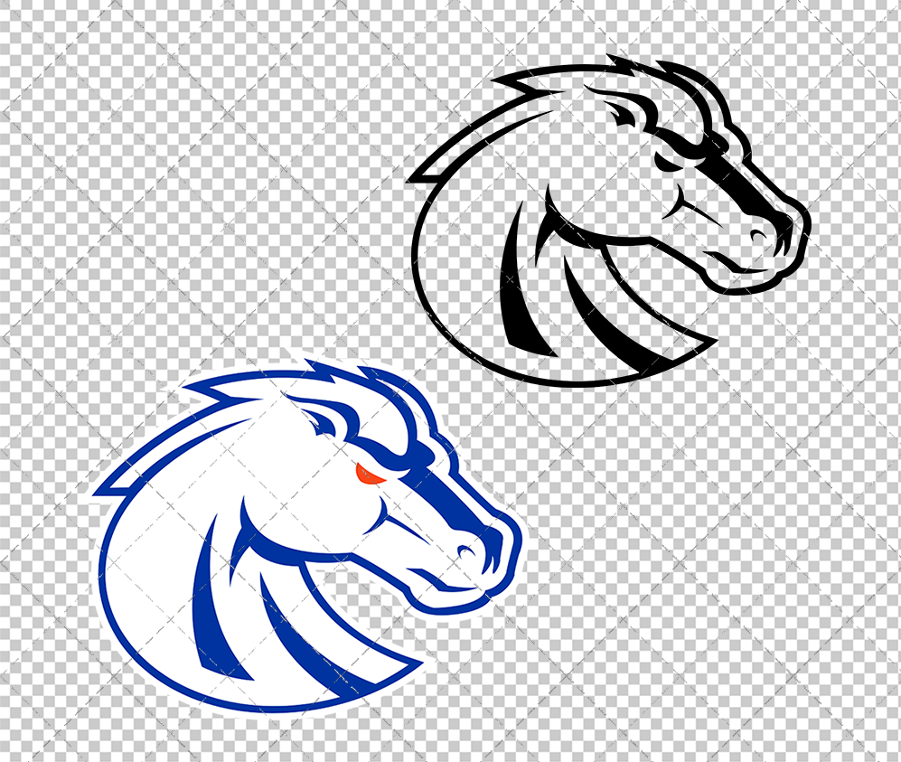 Boise State Broncos Secondary 2013 004, Svg, Dxf, Eps, Png