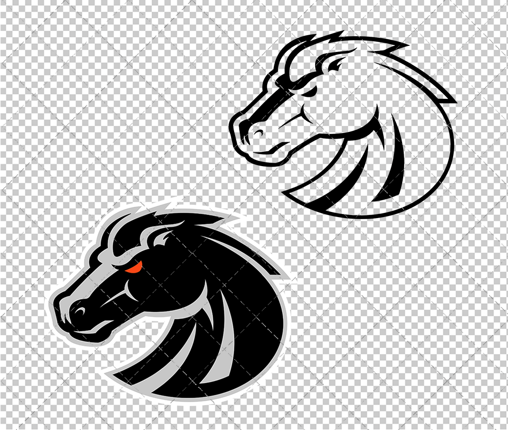 Boise State Broncos Secondary 2013 007, Svg, Dxf, Eps, Png