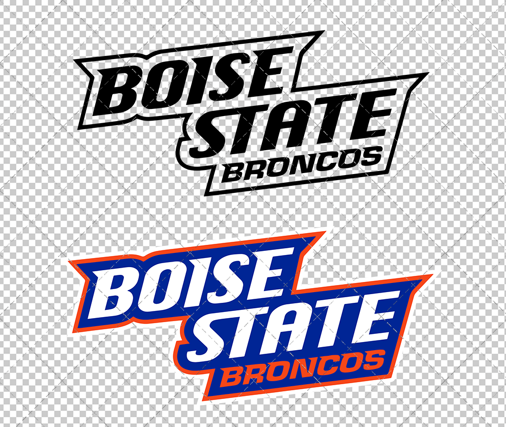 Boise State Broncos Wordmark 2002 004, Svg, Dxf, Eps, Png