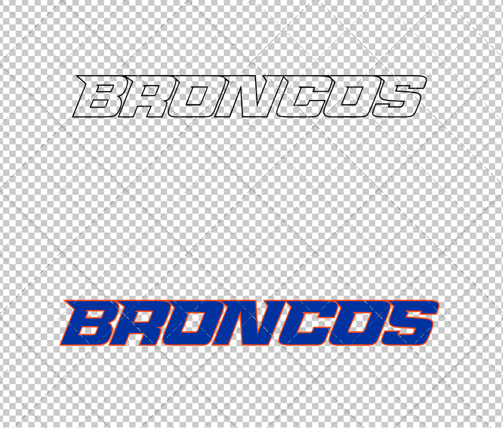 Boise State Broncos Wordmark 2013 002, Svg, Dxf, Eps, Png