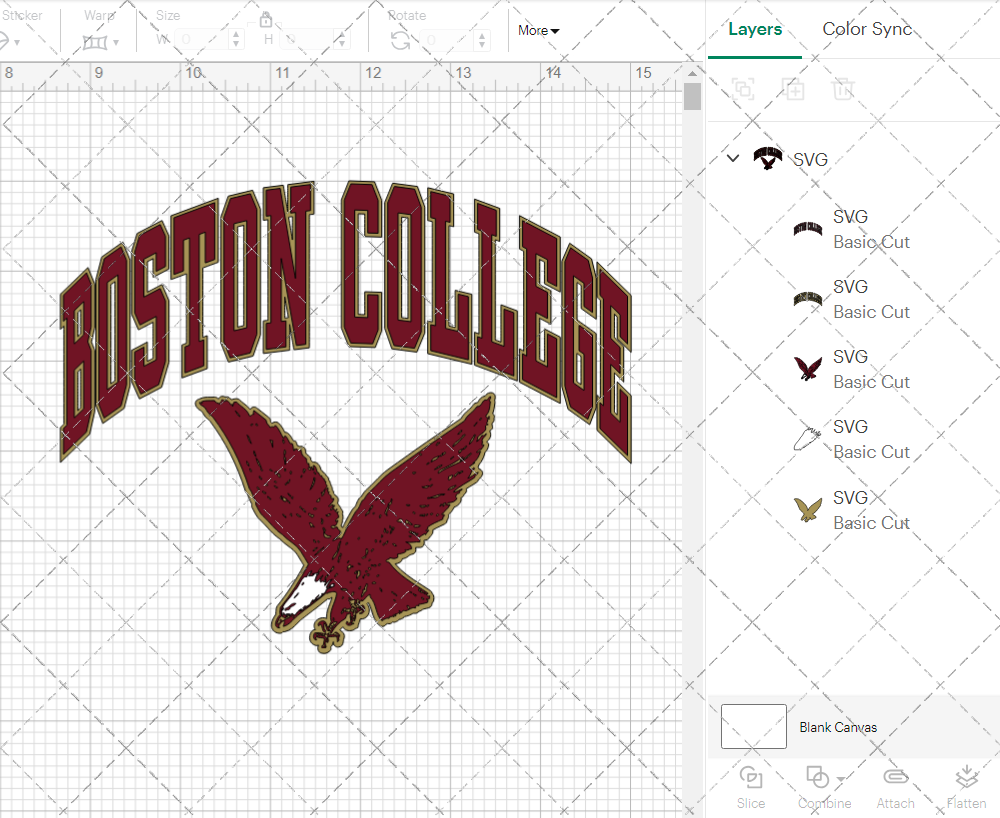 Boston College Eagles Misc 2016 008, Svg, Dxf, Eps, Png - SvgShopArt