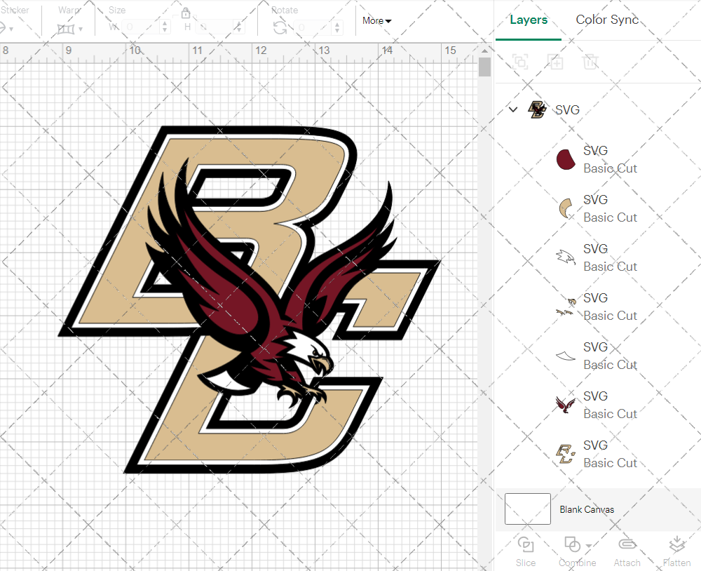 Boston College Eagles Secondary 2000, Svg, Dxf, Eps, Png 002