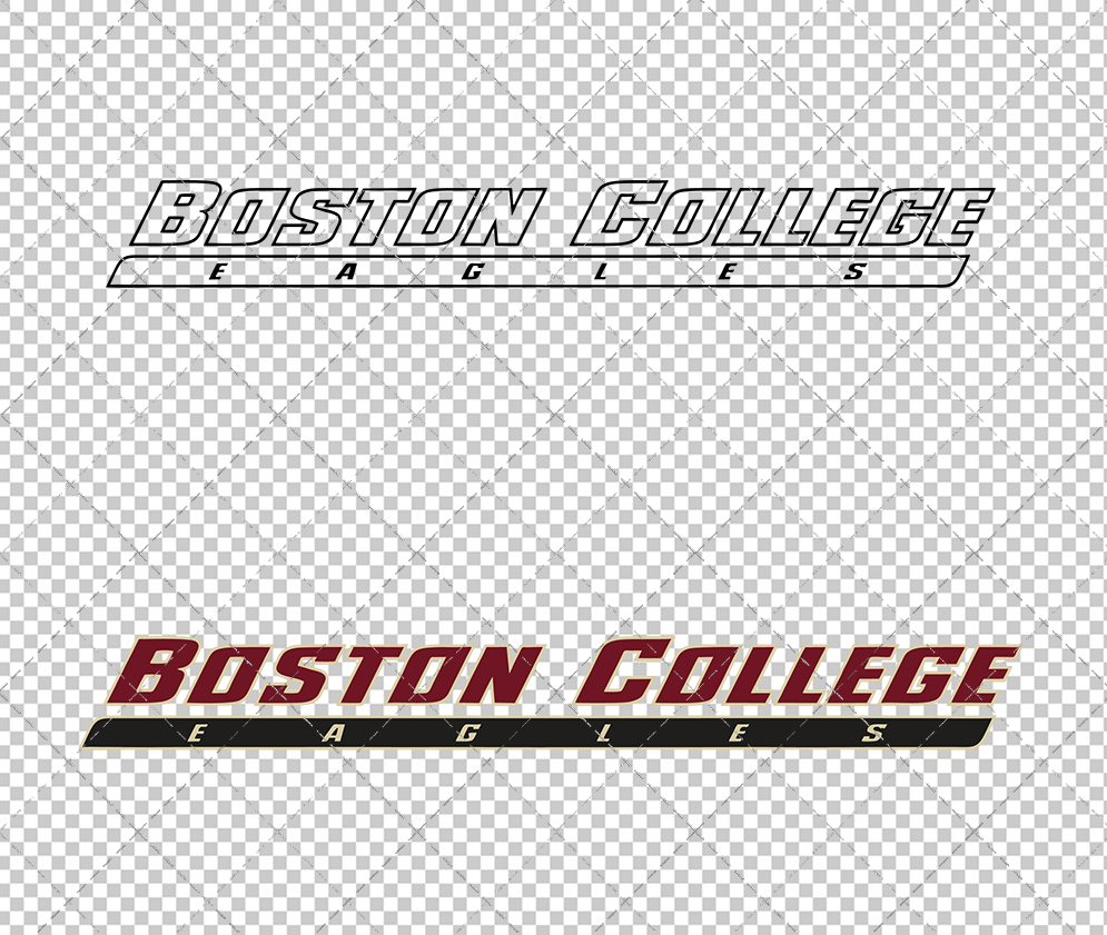 Boston College Eagles Wordmark 2000, Svg, Dxf, Eps, Png