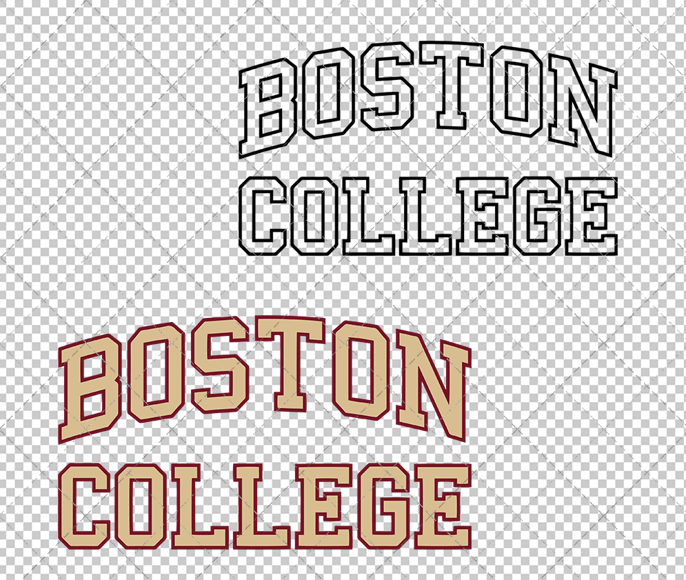 Boston College Eagles Wordmark 2016 007, Svg, Dxf, Eps, Png