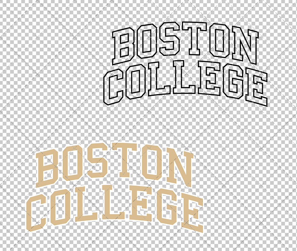 Boston College Eagles Wordmark 2016 016, Svg, Dxf, Eps, Png