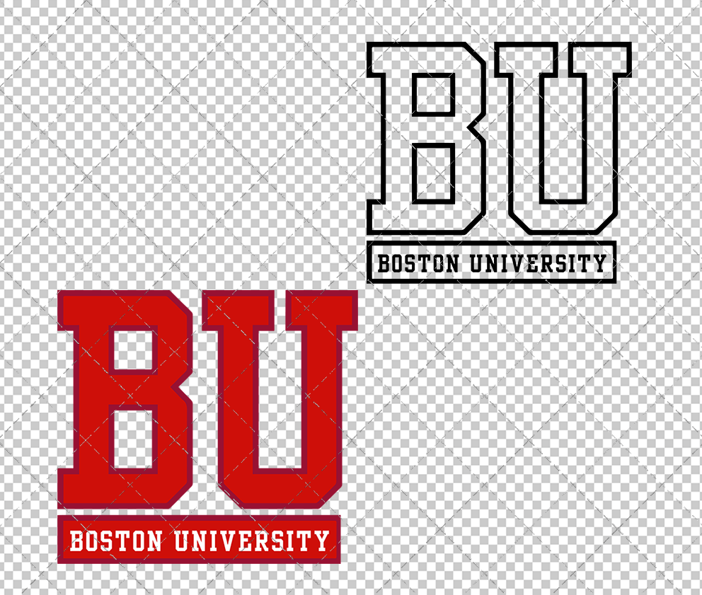 Boston University Terriers Alternate 2015 003, Svg, Dxf, Eps, Png