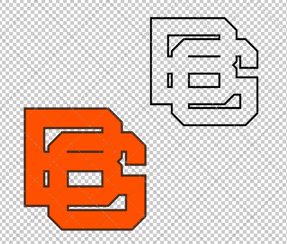 Bowling Green Falcons Alternate 1964 002, Svg, Dxf, Eps, Png