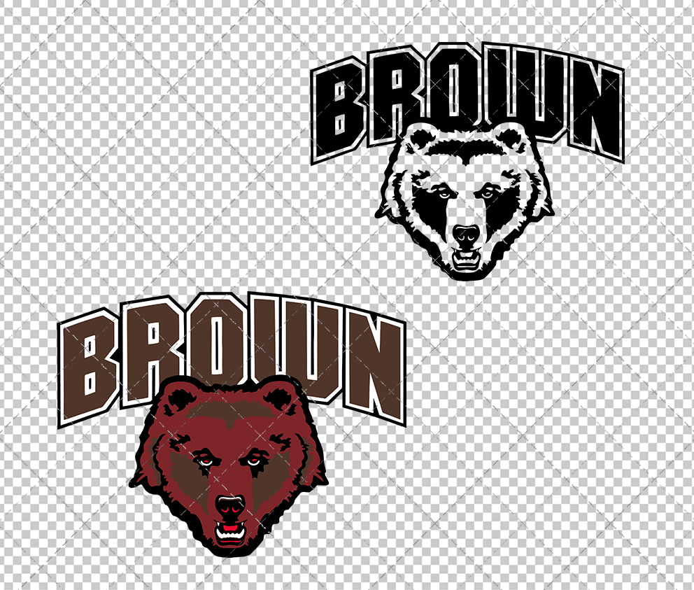 Brown Bears Alternate 1997 002, Svg, Dxf, Eps, Png - SvgShopArt