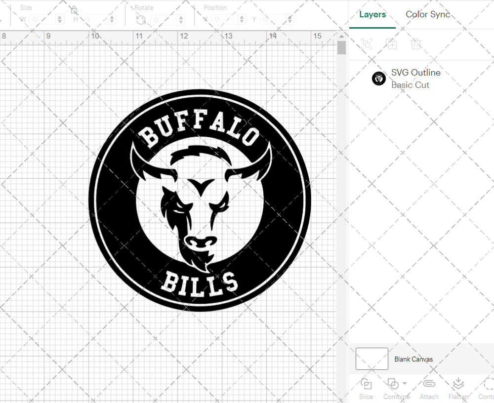 Buffalo Bills Circle 1974 005, Svg, Dxf, Eps, Png - SvgShopArt