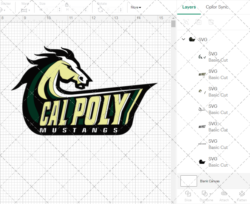 Cal Poly Mustangs 2000, Svg, Dxf, Eps, Png - SvgShopArt