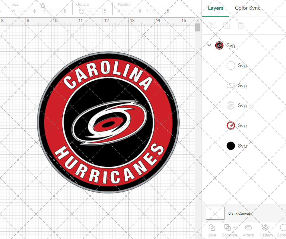 Carolina Hurricanes Circle 1997 002, Svg, Dxf, Eps, Png - SvgShopArt