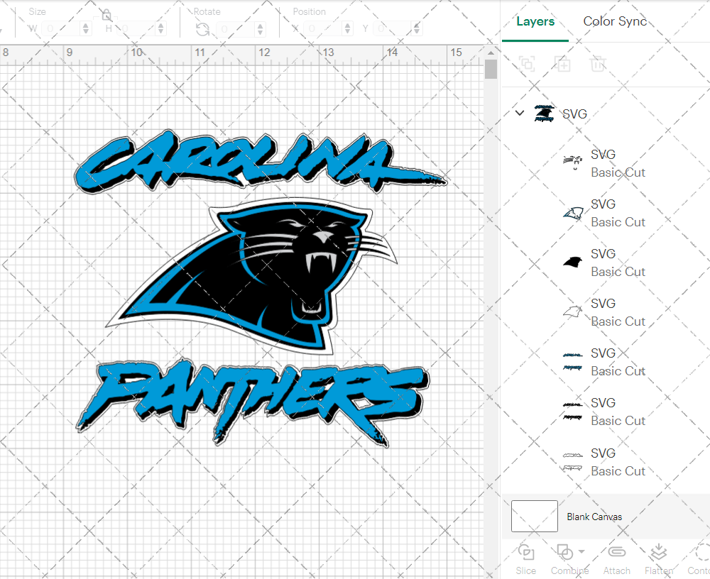 Carolina Panthers Alternate 1995 003, Svg, Dxf, Eps, Png - SvgShopArt