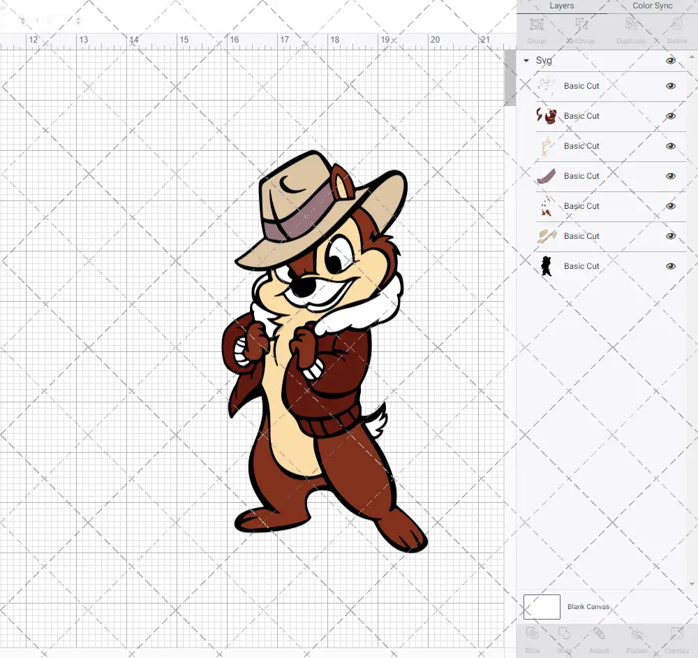 Chip - Rescue Rangers, Svg, Dxf, Eps, Png - SvgShopArt